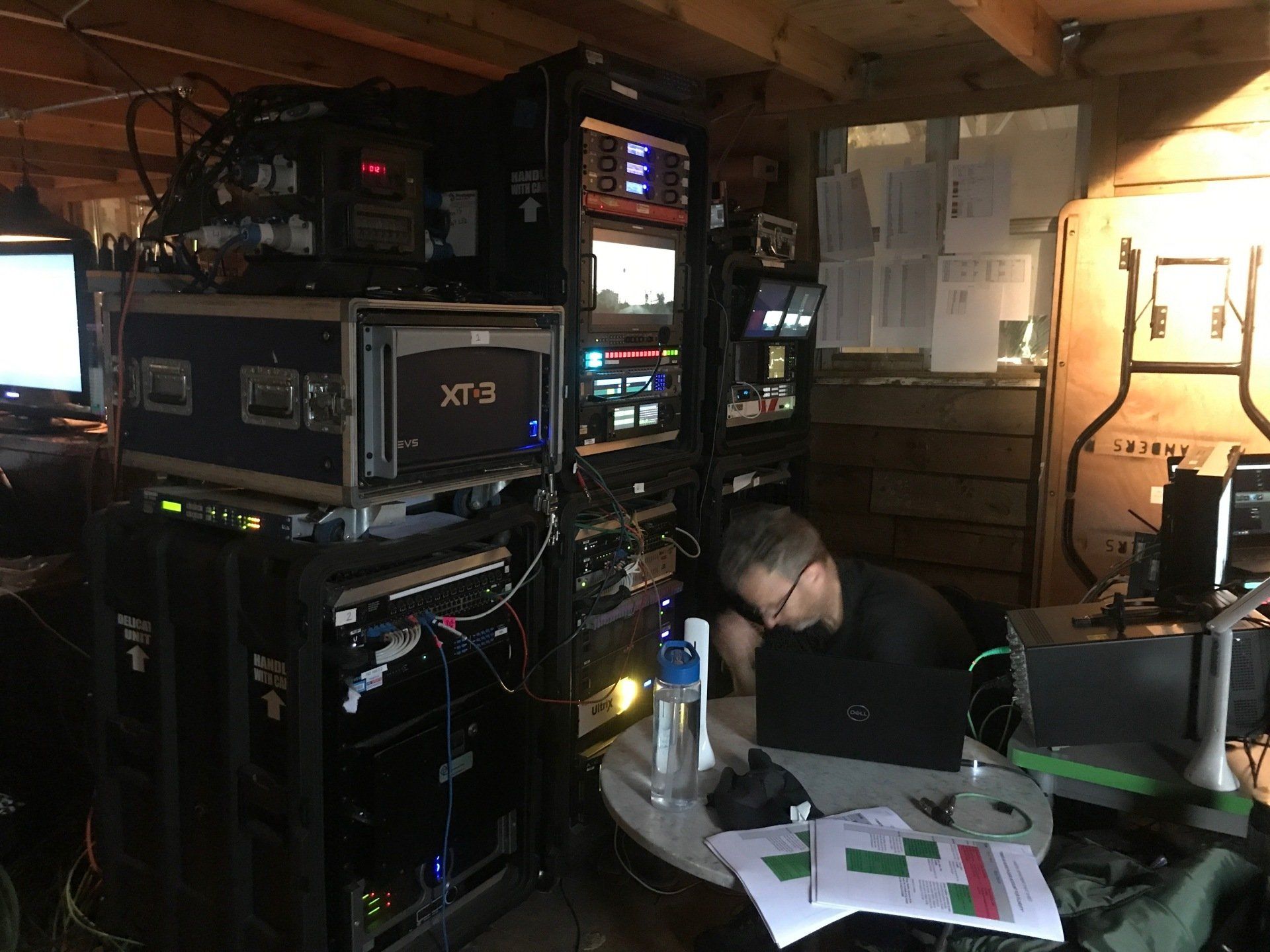 Rack for production gallery